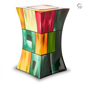 Glasfiber urnen, diabolo multicolor,