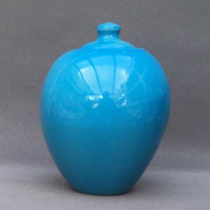 Keramische eigen ontwerp keepsake urn, Lichtblauw