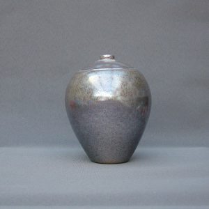 Keramische eigen ontwerp keepsake urn, Zilver