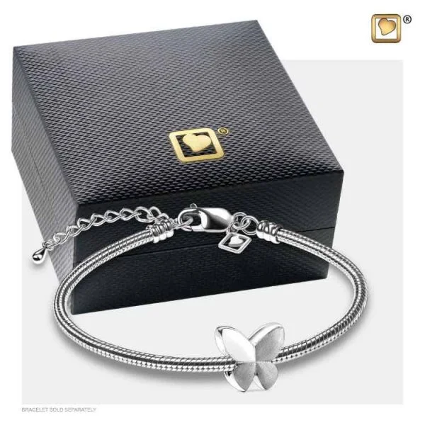 Asbedel Vlinder Zilver Grijs - Afbeelding 5