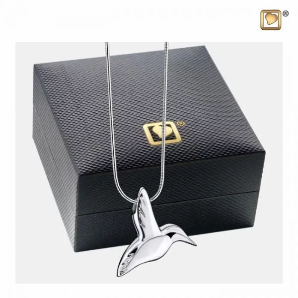 Ashanger Kolibrie Zilver inclusief Collier - Afbeelding 4