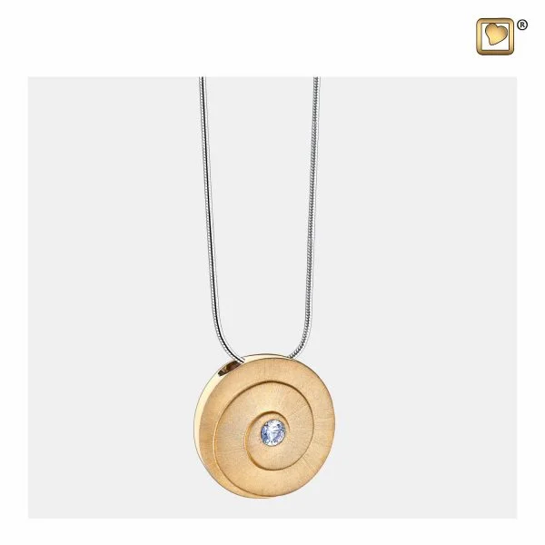 Ashanger Eternity Bicolour Verguld Zilver inclusief Collier - Afbeelding 2