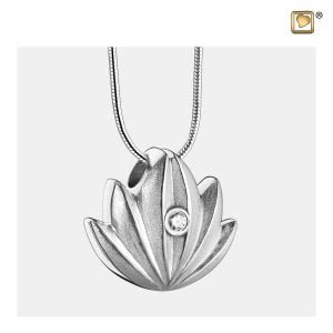 Ashanger Lotus Bicolour Zilverkleurig inclusief Collier