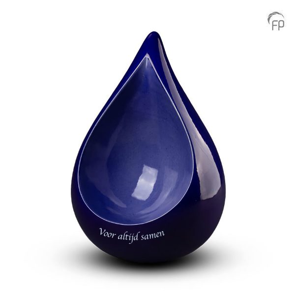 FPU 007 – Grote Keramische Celest Traan Urn Blauw (3.4 liter)