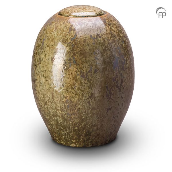KU 303 – Grote Keramische Urn Geel (3.8 liter)