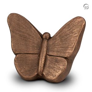 FPU057 - Grote Mariposa Vlinder Urn Brons