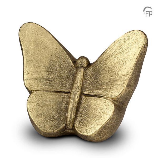 FPU059 - Grote Mariposa Vlinder Urn Goud