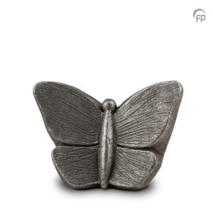 Kleine Mariposa Vlinder Urn Zilver (0.8 liter)
