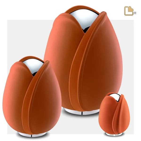 Grote Tulp Urn Oranje (5.3 liter) - Afbeelding 6
