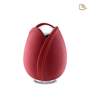 Kleine-Tulp-Urn-Rood-M1052