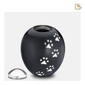 Artikelnr: P636M Urn Hond Adore Large Met 6 Pootafdrukken