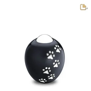 Artikelnr: P636M Urn Hond Adore Large Met 6 Pootafdrukken