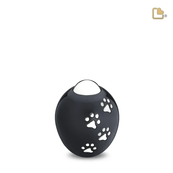 Artikelnr: P636S Urn Hond Adore Medium Met 4 Pootafdrukken