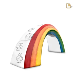 Artikelnr: P660S Medium Urn Hond Rainbow Bridge Met Pootafdruk (0.7 liter)