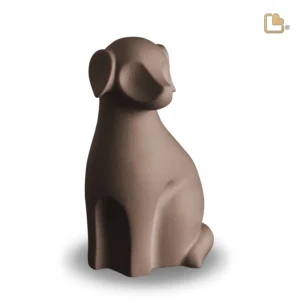 Artikelnr: CP192 LoveUrns Forever Porcelain Honden Urn Bruin (1.2 liter)