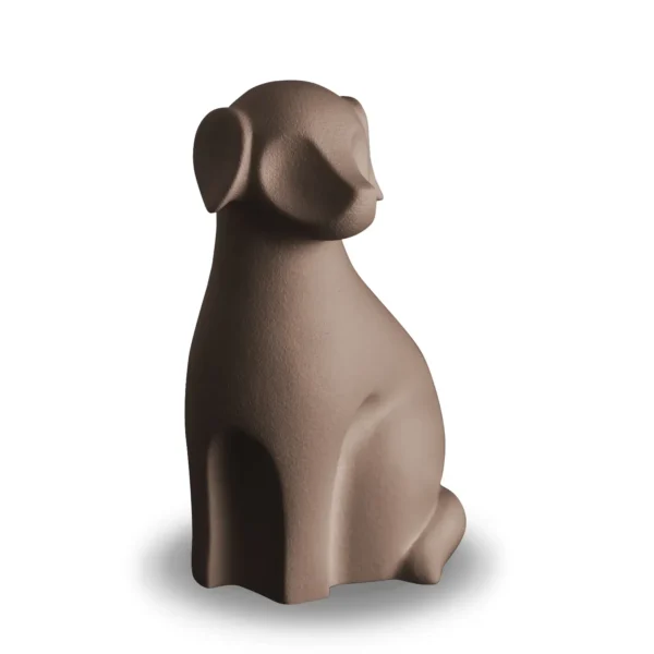 Artikelnr: CP192 LoveUrns Forever Porcelain Honden Urn Bruin (1.2 liter)