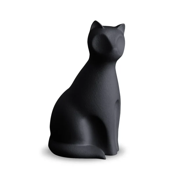 Artikelnr: CP211 LoveUrns Forever Porcelain Katten Urn Zwart (0.7 liter)