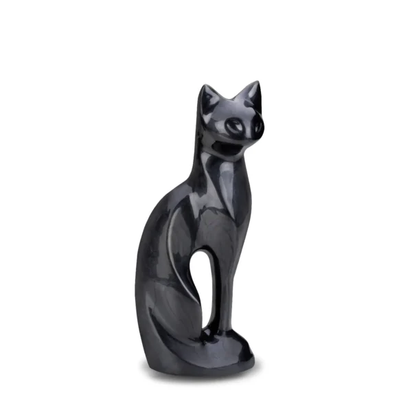 Artikelnr: P261 - LoveUrns Urn voor Kat Midnight Black (0.3 liter)