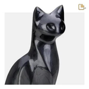 Artikelnr: P261 - LoveUrns Urn voor Kat Midnight Black (0.3 liter)