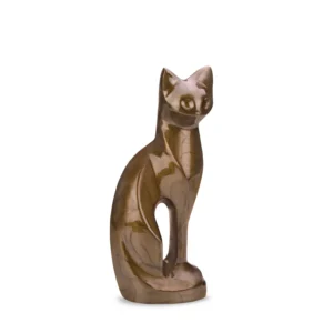 Artikelnr: P262 - LoveUrns Urn voor Kat Bronze Pearl (0.3 liter)