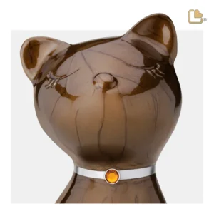 Artikelnr: P265 - Katten Urn Princess Bronze Pearl (0.7 liter)