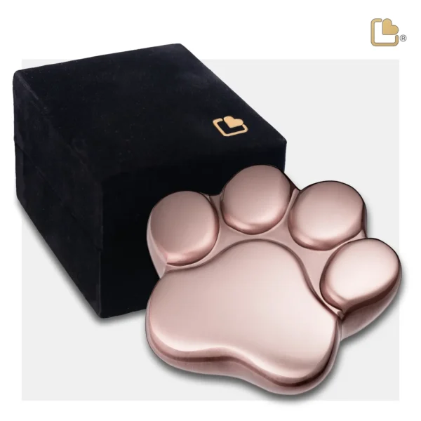 P674K Mini Urn Hond Pootafdruk Mat Rosegoud (0.05 liter)