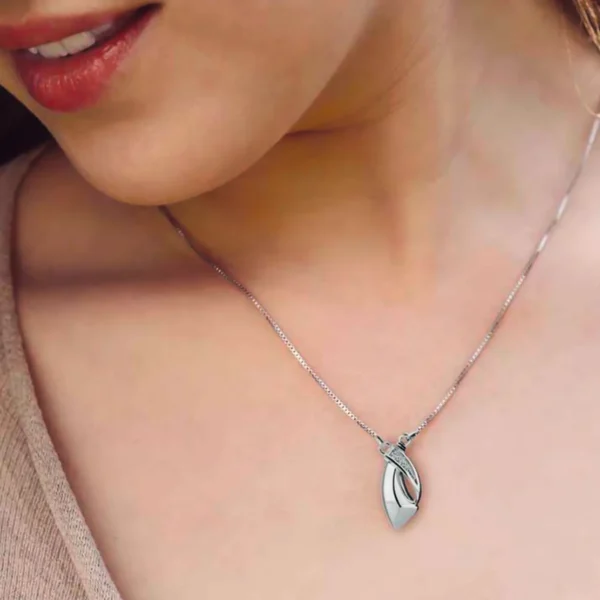 Ashanger Krul Met Steentjes inclusief Collier - Afbeelding 4