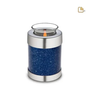 Artikelnr: T663 - Urn Waxinelichthouder Indigo (0.45 liter)