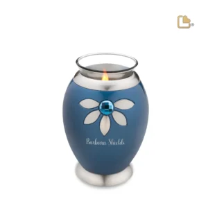 Artikelnr: T271 - Urn Waxinelichthouder Nirvana Azure (0.49 liter)