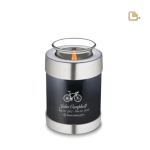 T650 - Urn Waxinelichthouder Zwart (0.45 liter)