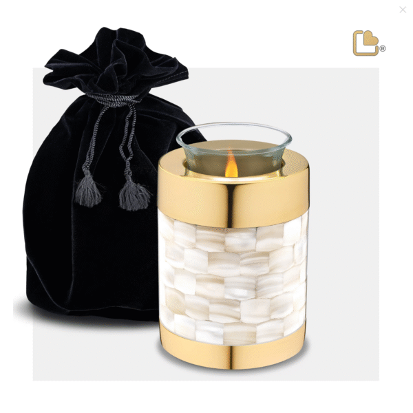 Urn Waxinelichthouder Mother Of Pearl (0.45 liter) - Afbeelding 4