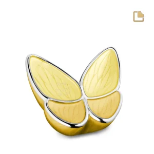 Medium-Vlinder-Urn-Geel-LoveUrns-M1043